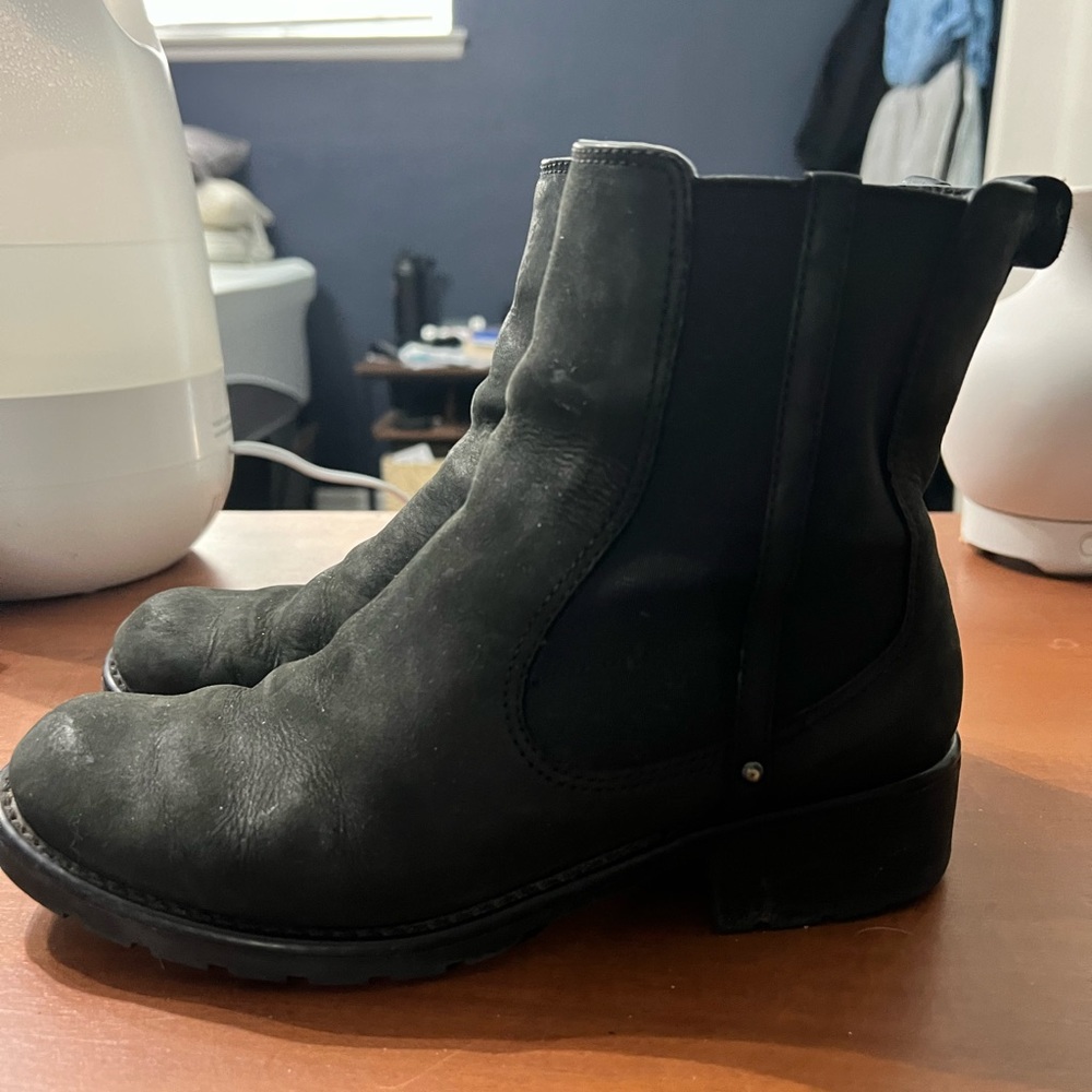 Clark’s black ankle boots